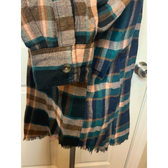 Rails Heathrow Mixed Plaid Green Brando Shirt, Size S - Picture 7 of 13